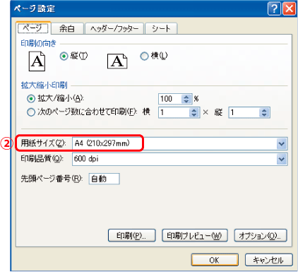 エクセル2010のサイズ設定 オフィス について 印刷の事なら激安通販のプリントダップ